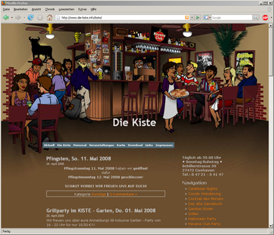 Cocktailbar \"Die Kiste\"