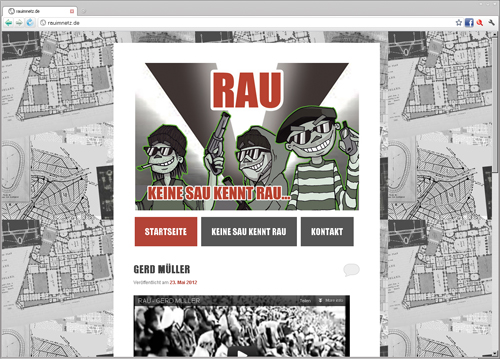 Website-Rau Wordpress Blog für "Rau im Netz"